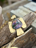 Labradorite Petroglyph Skykeeper Necklace