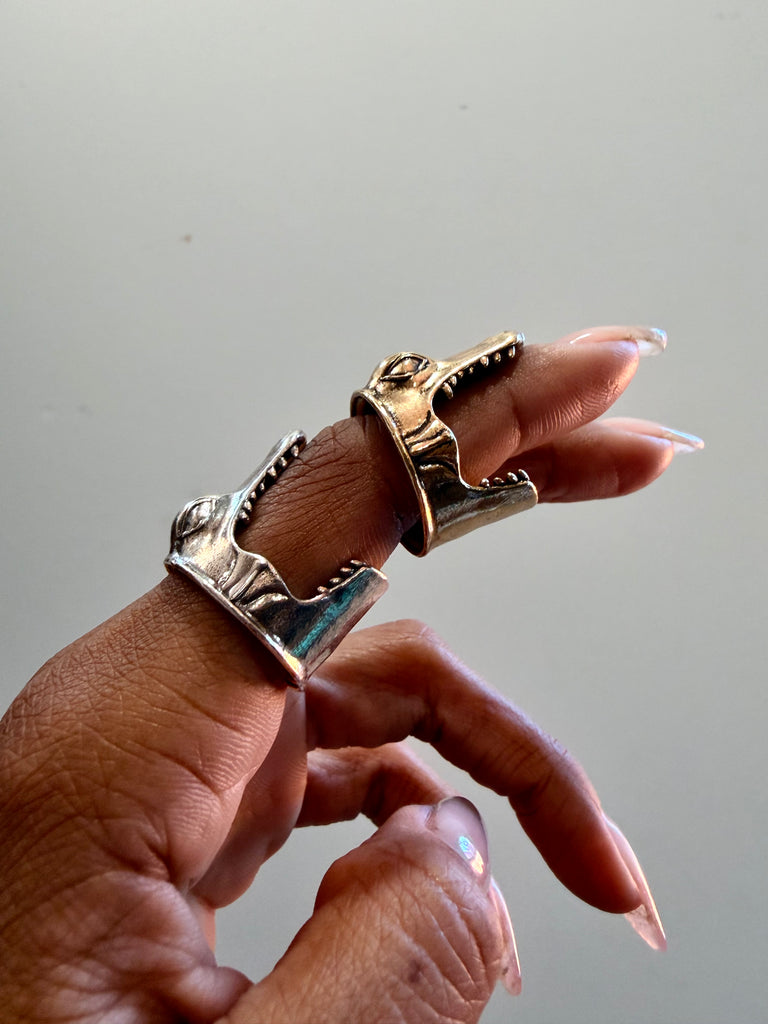 Alligator Bite Ring -Smooth-