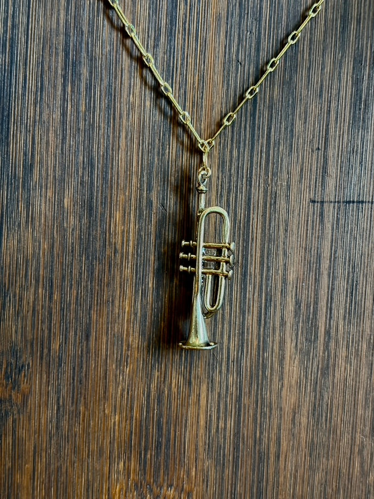 Second Line Jewel (Trumpet)  Necklace