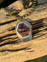 Amethyst Hexagon Necklace # 2
