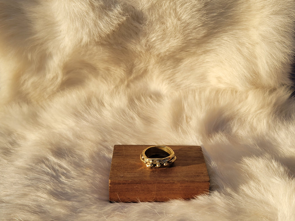 Gilded Constilation Ring