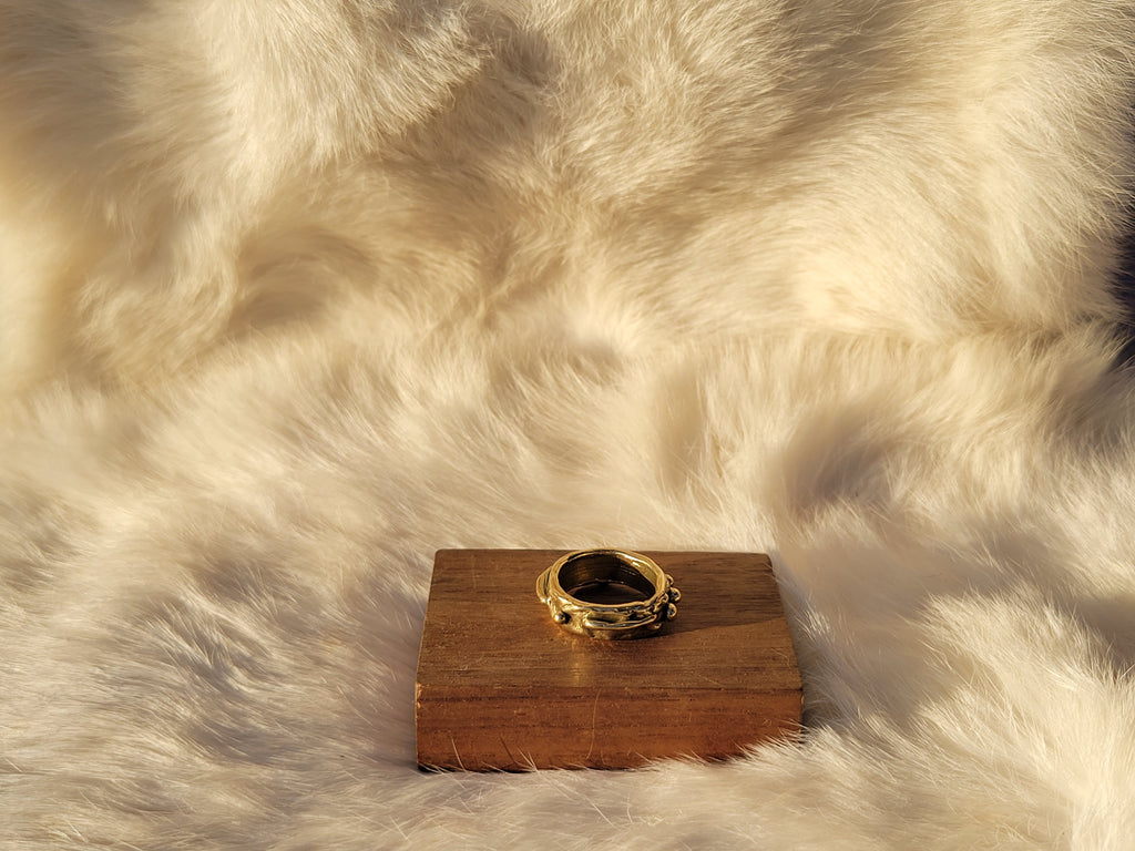 Gilded Constilation Ring