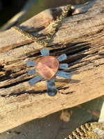Rose Quartz Love Burst Necklace