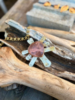 Rose Quartz Love Burst Necklace
