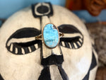 Large Larimar Oval Cuff
