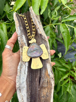 Labradorite Petroglyph Skykeeper Necklace