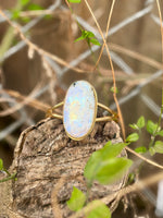 XL Cracked Rainbow Moonstone Intuition Cuff