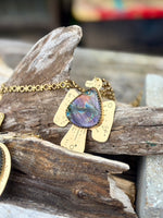 Labradorite Petroglyph Skykeeper Necklace