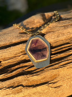 Amethyst Hexagon Necklace # 2