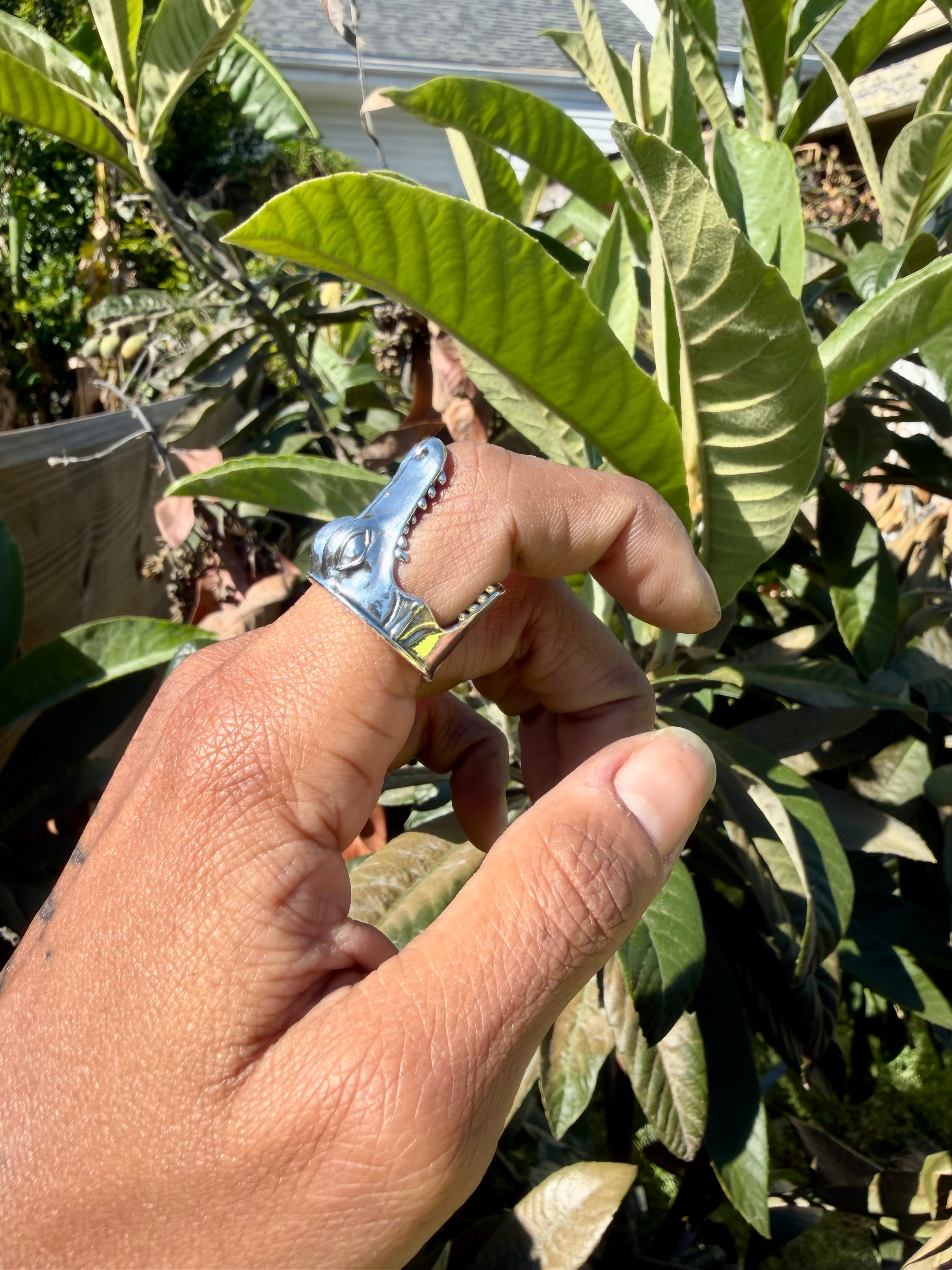 Alligator Bite Ring Smooth