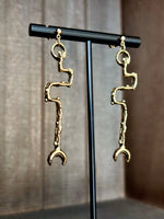 Snake and Moon Studs