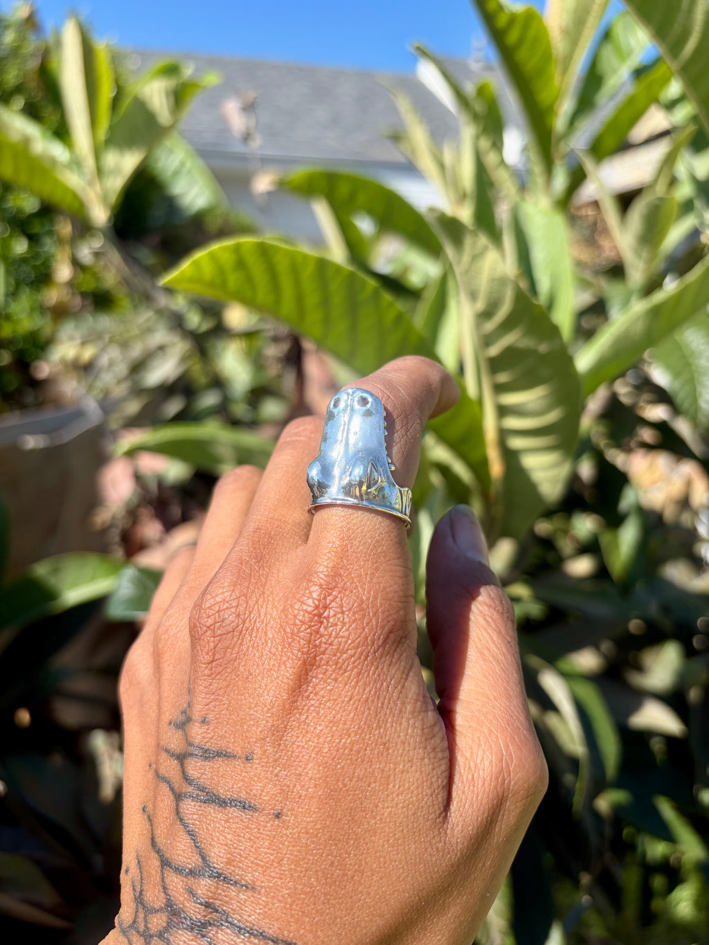 Alligator Bite Ring Smooth