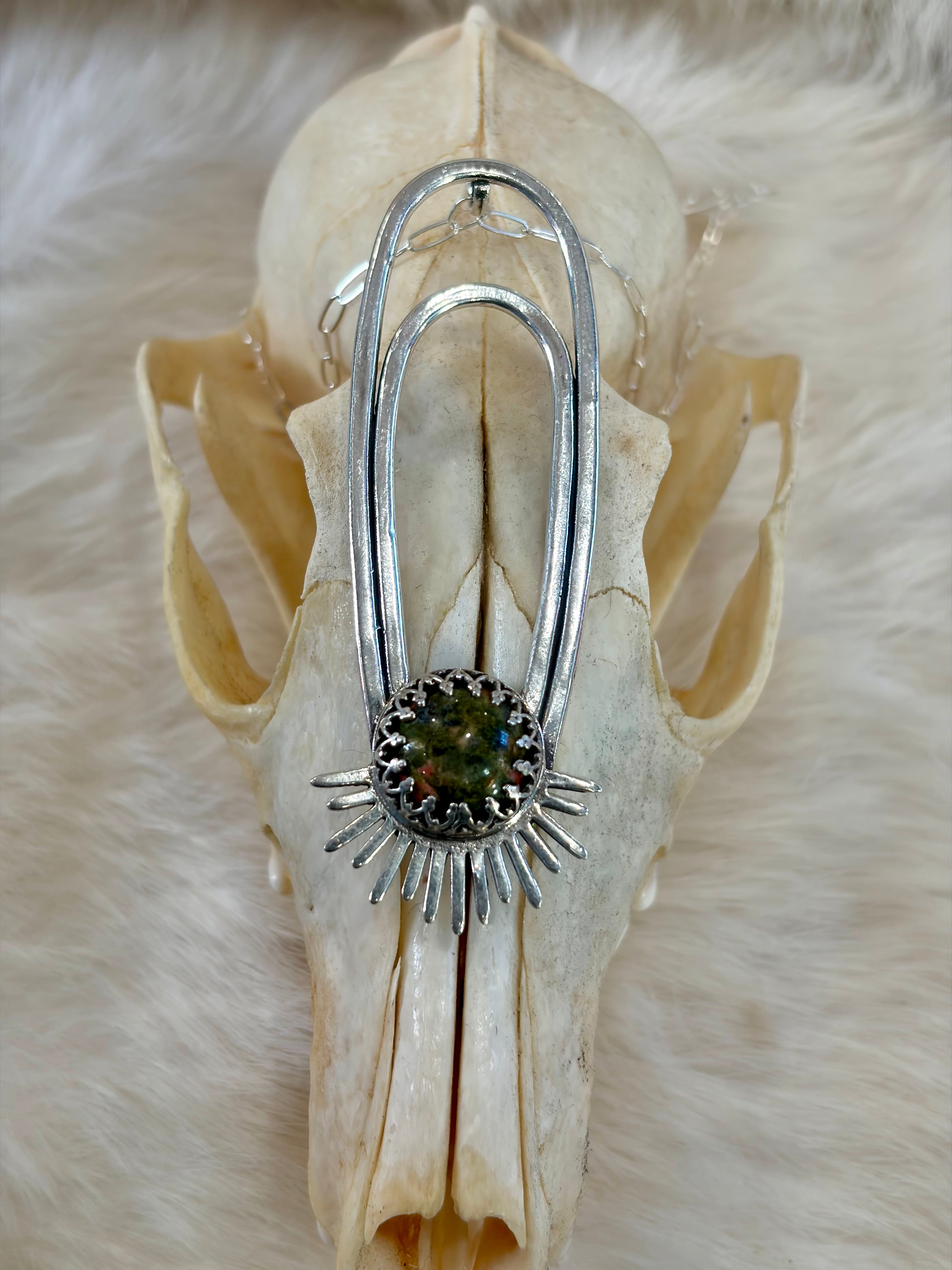 Unakite Aten Sundrop Necklace Solar Seed