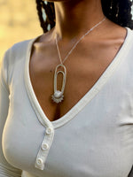 Rainbow Moonstone Aten Sundrop Necklace Solar Seed