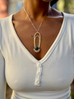 Blue Apatite Aten Sundrop Necklace Solar Seed