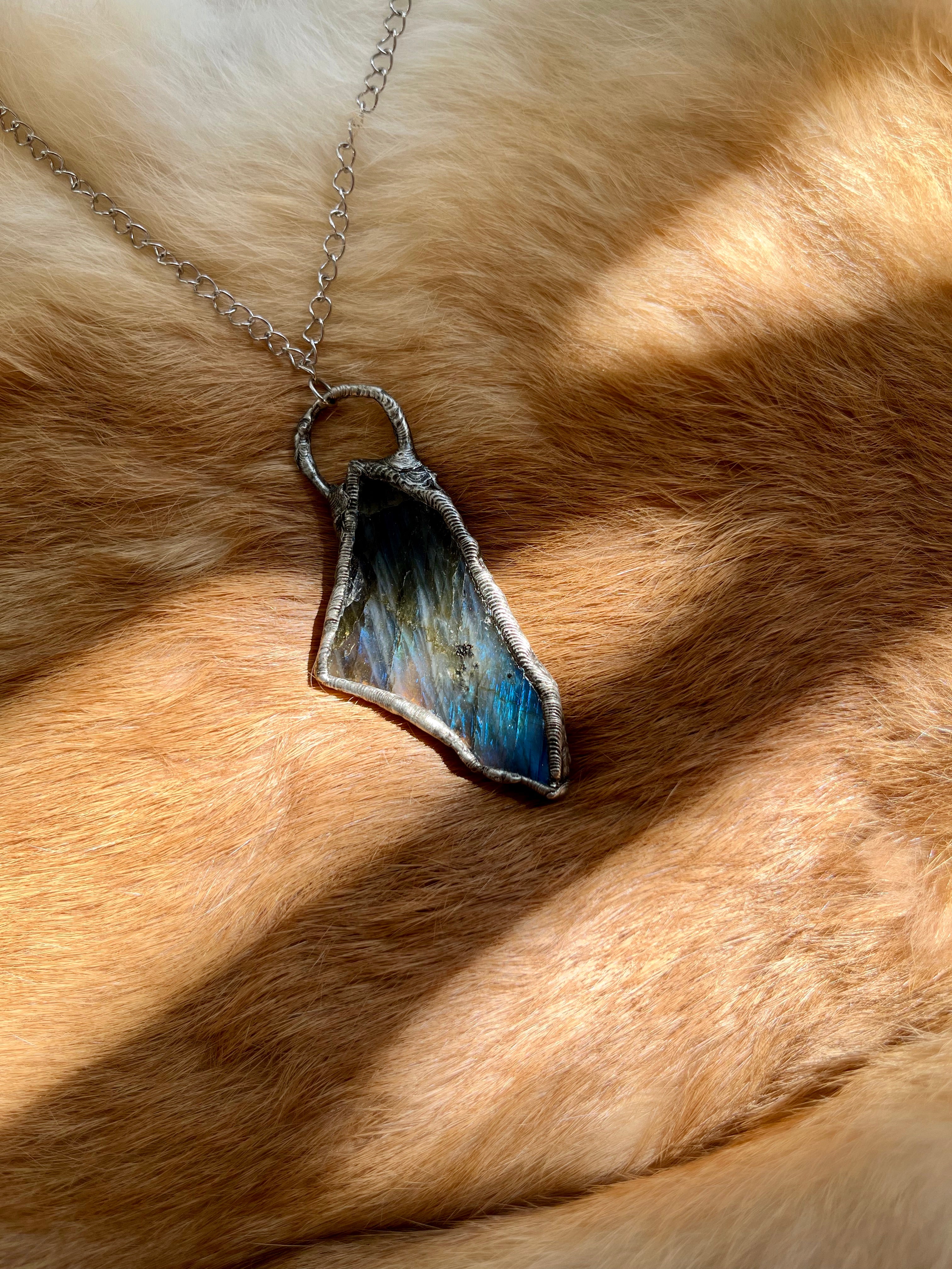 Shard of Protection Labradorite Necklace