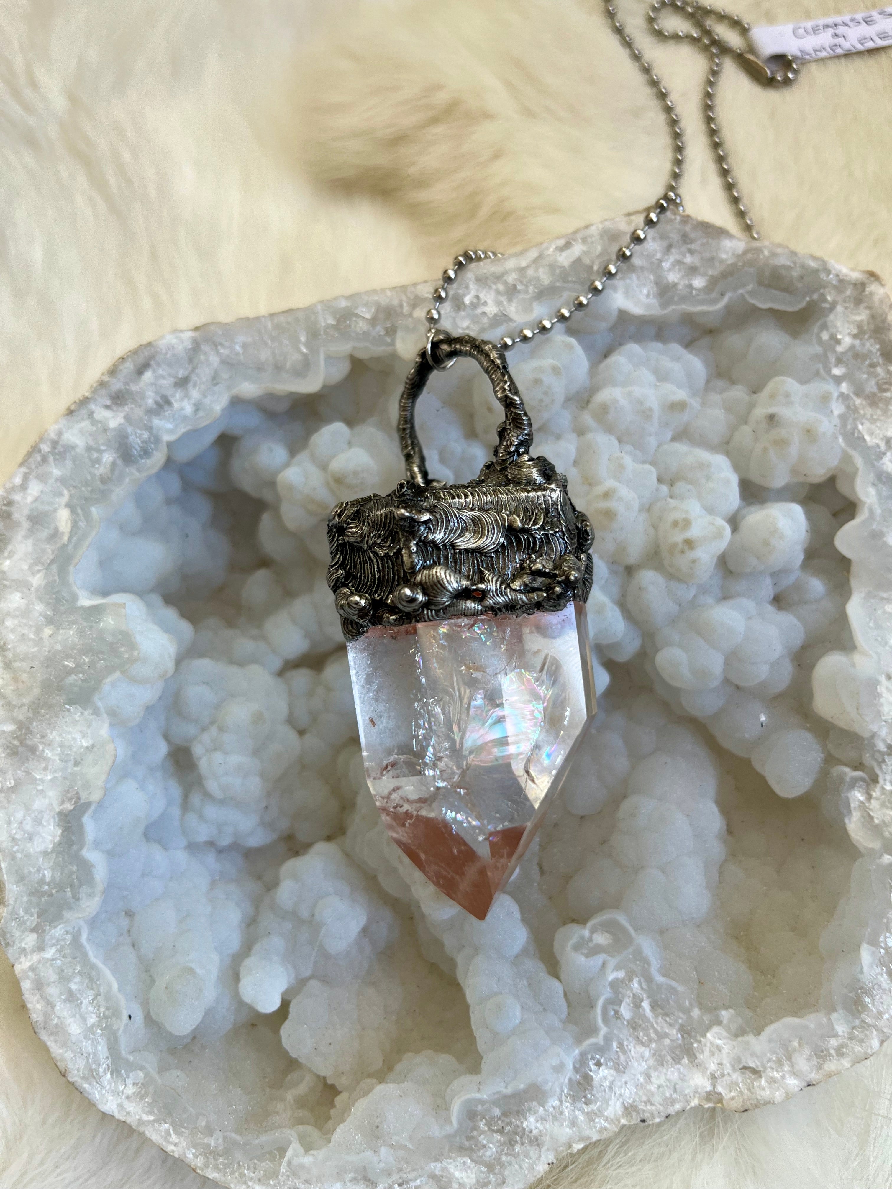 Crystal Clear Quartz Necklace
