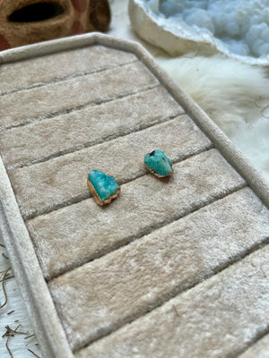 Amazonite Pair Studs