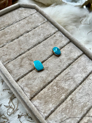 Turquoise Studs Pair