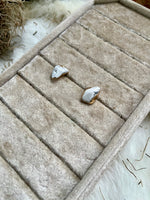 Howlite Studs Pair