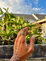 Alligator Bite Ring -Textured-