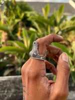 Alligator Bite Ring -Textured-