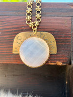 Clarity and Cleanse Selenite Necklace No. 1