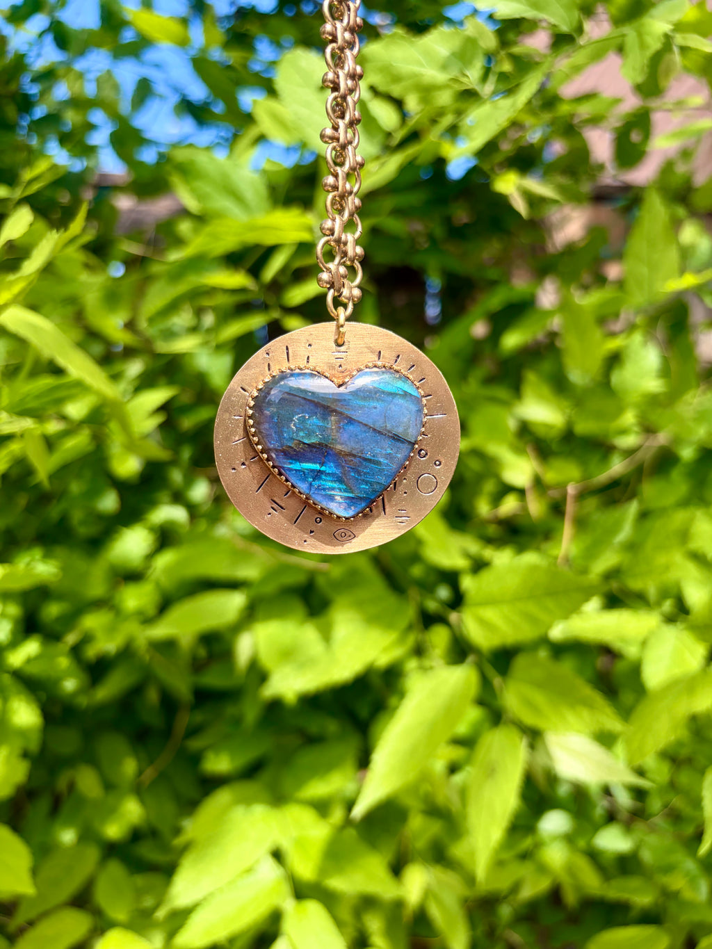 Protect Your Heart Labradorite Necklace