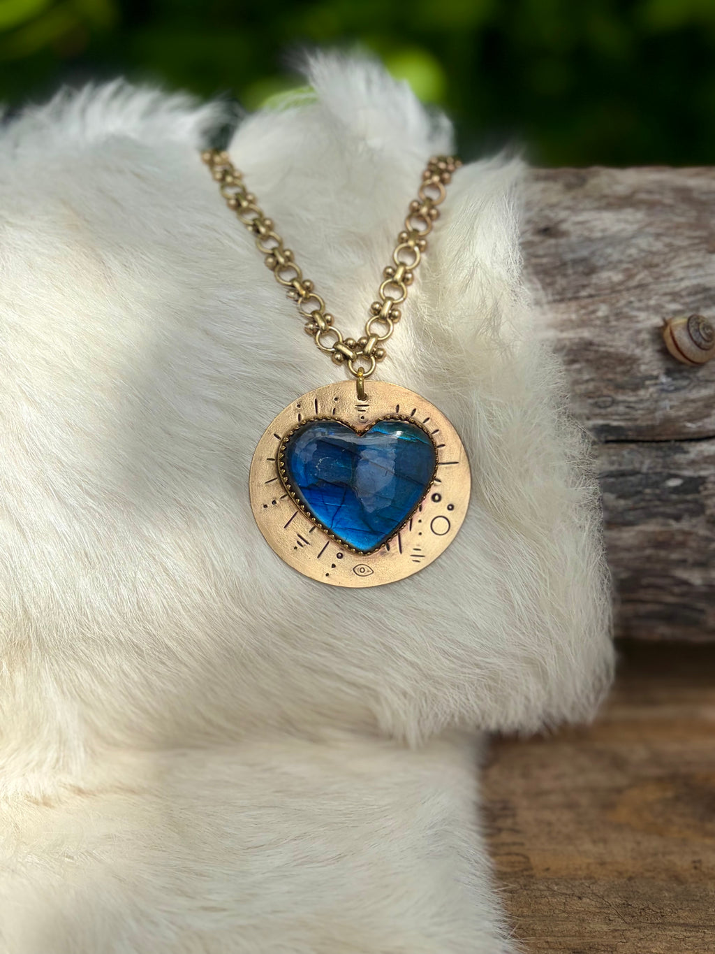 Protect Your Heart Labradorite Necklace
