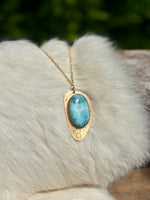 Larrisa's Larimar Brass Necklace No. 1
