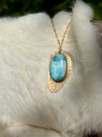 Larrisa's Larimar Brass Necklace No. 1