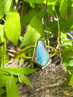 Protector Labradorite Brass Cuff
