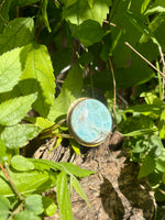 XL Larimar  Disc Cuff