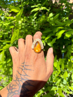 Citrine Solar Plex Ring