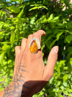 Citrine Solar Plex Ring