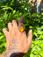 Citrine Solar Plex Ring