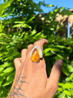 Citrine Solar Plex Ring
