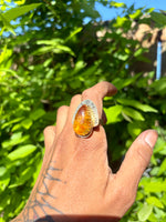 Citrine Solar Plex Ring