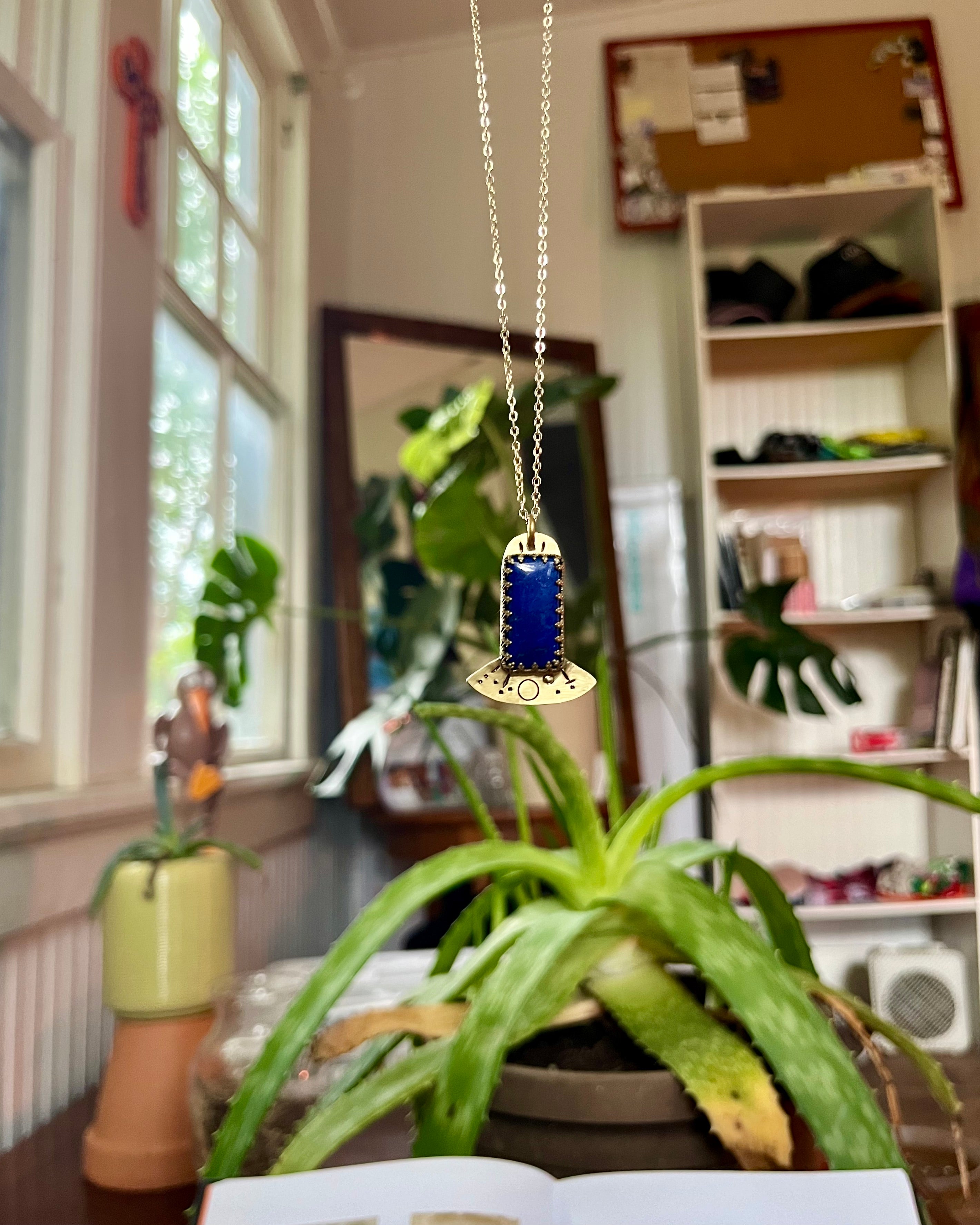 Lapis Lazuli Mothership Necklace