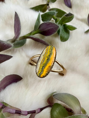 Bumblebee Jasper Cuff