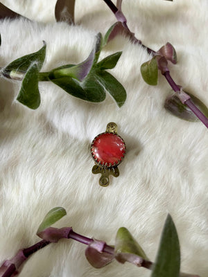 Cherry Quartz Little Entity Ring