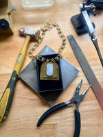 Rainbow Moonstone Double Deck Pendant