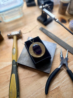 Rainbow Fluorite Cycle Necklace