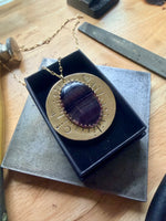 Rainbow Fluorite Cycle Necklace