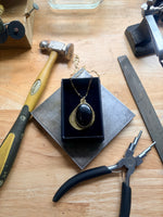 Black Tourmaline Protective Root Necklace