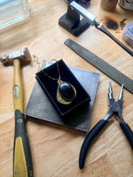 Black Tourmaline Protective Root Necklace