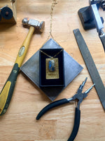 Rutilated Quartz + Labradorite Double Deck Necklace #3