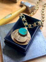Turquoise Double Deck Pendant