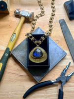 Rutilated Quartz + Labradorite Double Deck Necklace #2