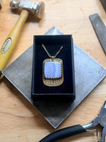 Big Blue Lace Agate Necklace #2